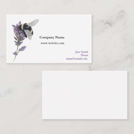 Essential Oil Distributor Visitekaartje (Voorkant / Achterkant)