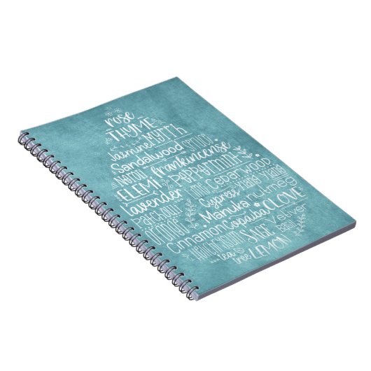 Essential Oil Drop Notebook Notitieboek (Rechterzijde)