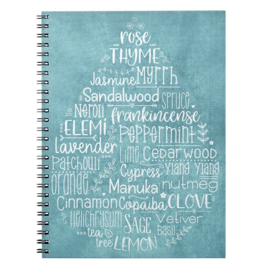 Essential Oil Drop Notebook Notitieboek (Voorkant)