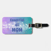 Essential Oil Mam met aangepaste tekst Bagagelabel (Voorkant horizontaal)
