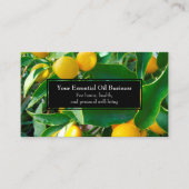 Essential Oils Business Lemon Wellness Visitekaartje (Voorkant)