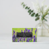 Essential Oils Business Wellness Holistic Lavender Visitekaartje (Staand voorkant)