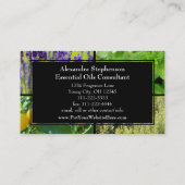 Essential Oils Business Wellness Natural Herbal Visitekaartje (Achterkant)