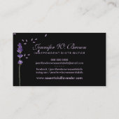 Essential Oils Circle Lavender Lijst Visitekaartje (Achterkant)