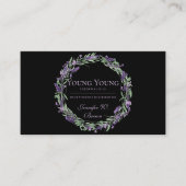 Essential Oils Circle Lavender Lijst Visitekaartje (Voorkant)