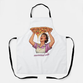 Essential Oils Funny Pizza Illustration | Girly Schort