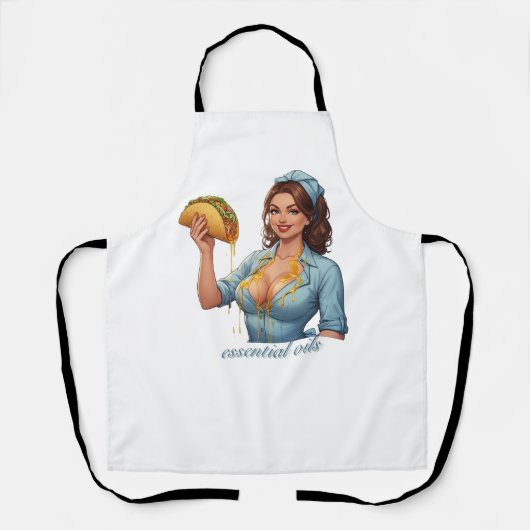 Essential Oils Funny Taco Illustration | Girly Schort (Voorkant)