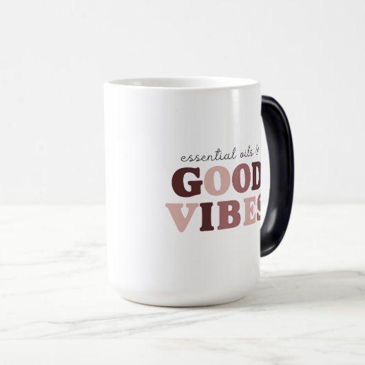 Essential Oils & Good Vibes Coffee Mok (Voorkant rechts)