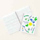 Essential Oils Journal Rosebud Herbs Lemon Notitieboek (Binnen)