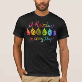 Essential Oils LGBT Pride Rainbow shirt donker