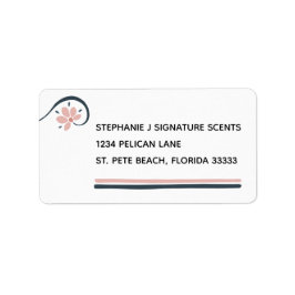 Essential Oils Personalised Return Address Etiket