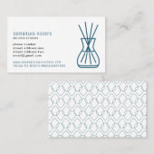 Essential Oils Reed Diffuser Bottle Pattern Visitekaartje (Voorkant / Achterkant)