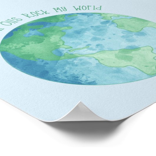 Essential Oils Rock My World Poster (Hoek)