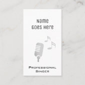 "Essential" Professional Singer-Visitekaartjes Visitekaartje (Voorkant)