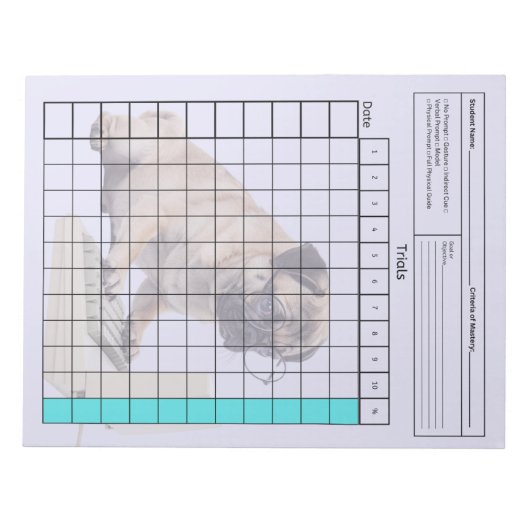 Essential Speed Tool: leeg gegevensblad (proefvers Notitieblok (Voorkant)