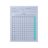 Essential Speed Tool: leeg gegevensblad (proefvers Notitieblok (Linkerzijde)