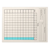 Essential Speed Tool: leeg gegevensblad (proefvers Notitieblok (Voorkant)