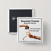 Essential Tremor, Button (Voorkant /achterkant)