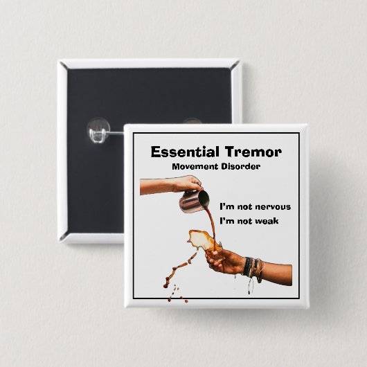 Essential Tremor, Button (Voorkant /achterkant)
