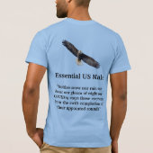 Essential US Male T-Shirt (Achterkant)
