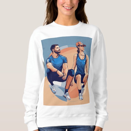 "Essential Vrouwen Katoen T-shirt" "Chic & Comfy: Trui (Voorkant)