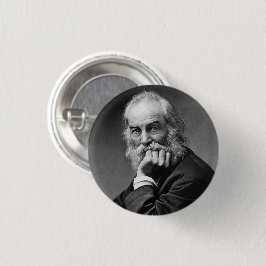 Essential Walt Whitman Portret Ronde Button 3,2 Cm