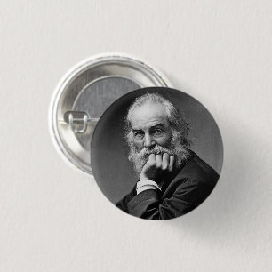Essential Walt Whitman Portret Ronde Button 3,2 Cm