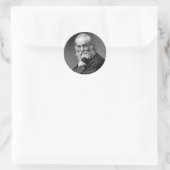 Essential Walt Whitman Portret Ronde Sticker (Tas)