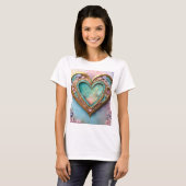 Essential Women's Basic T-shirt - Comfortabel & Vr (Voorkant volledig)