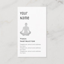 'Essential' Yoga Instructor Price Cards