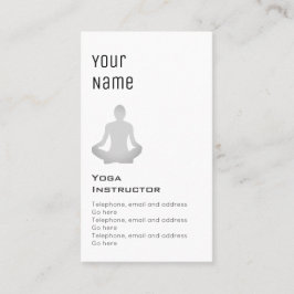 'Essential' Yoga Instructor Price Cards Visitekaartje