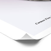 "Essentialistische schepping". Glossy poster (Hoek)