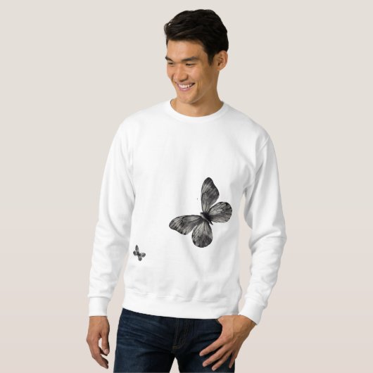 Essentials of Leisure met Butterfly Print Trui (Voorkant volledig)