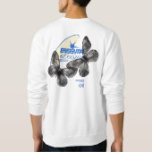 Essentials of Leisure met Butterfly Print Trui (Achterkant)