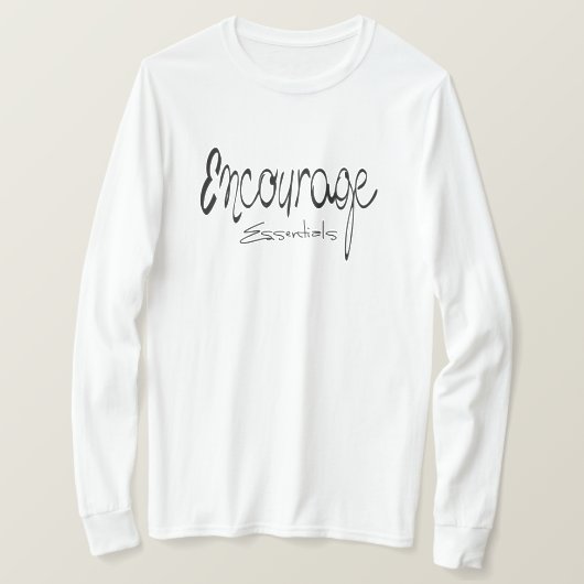 Essentials Unisex T-shirt aanmoedigen (Design voorkant)