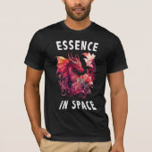 Essentie in de ruimte - Witte tekst T-shirt (Voorkant)