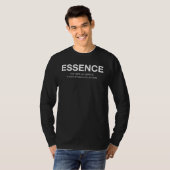 ESSENTIE Minimalistische Typografie T-shirt (Voorkant volledig)