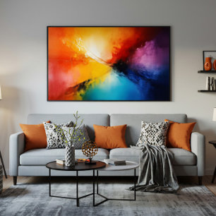 Essentie-uitbarsting Canvas Afdruk