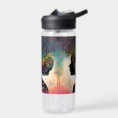**"Essentie van de Aarde: Abstracte Dame Moeder Na Waterfles (Links)
