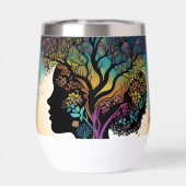 **"Essentie van de Aarde: Abstracte Vrouwe Moeder  (Achterkant)