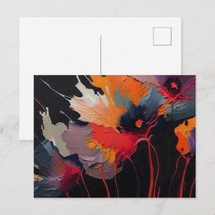 Essentie van de tuin I – Nachtelijke uitdrukking Briefkaart