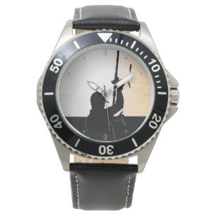 Essentie van een perfecte visdag - uren tikken horloge