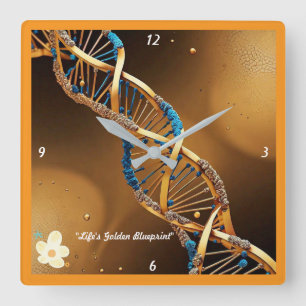 "Essentie van het Zijn" Vierkante Klok