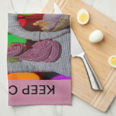 Essentie van Kerstmis met liefde voor de kerststal Theedoek (Quarter Fold)