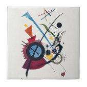 Essentie van kunst - Violet van Wassily Kandinsky Tegeltje (Voorkant)