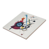Essentie van kunst - Violet van Wassily Kandinsky Tegeltje (Zijkant)