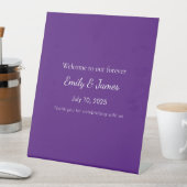 Essentieel bord voor baby shower display reclamebord met voetstuk (Insitu)