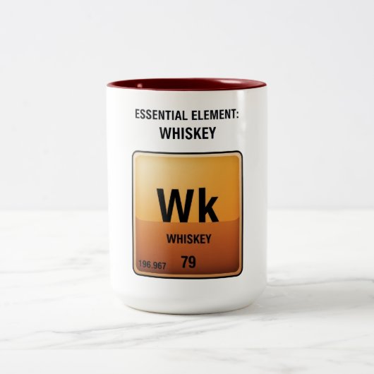 Essentieel Element Whisky Tweekleurige Koffiemok (Center)