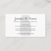 Essentieel ontwerp voor Logo van oliën Visitekaartje (Achterkant)