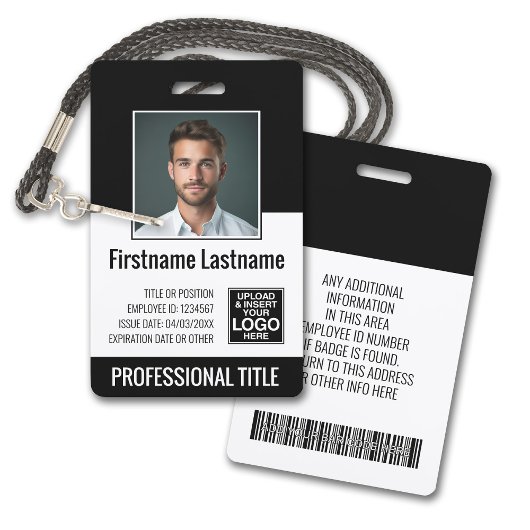 Essentieel Personeelslid - Foto, Streepjescode, Lo Badge